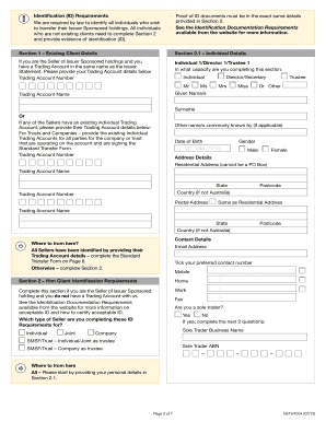 Australian Share Transfer Form