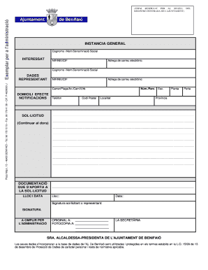 General Application Form