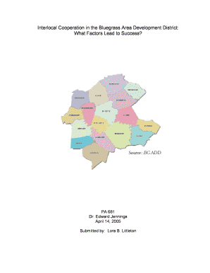 Self introduction letter - Interlocal Cooperation in the Bluegrass Area Development - martin uky