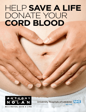 Cord Blood Donation Consent Form