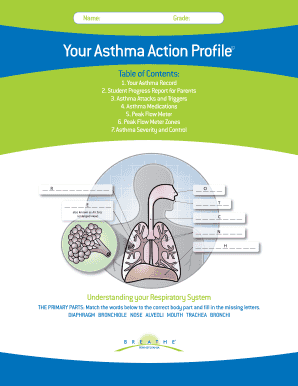 Asthma Action Profile Form
