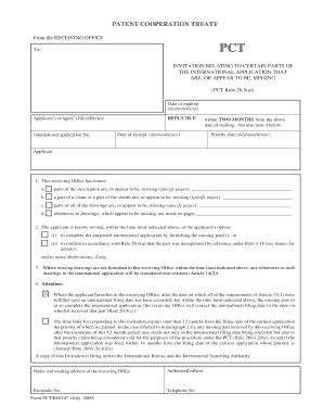 PCT Missing Parts Invitation