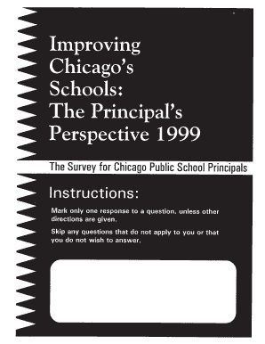 Chicago Public Schools Principal Survey