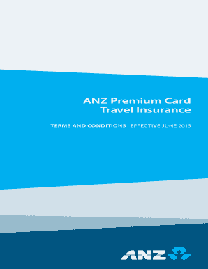 anz premium card travel insurance