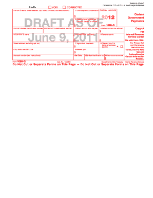 IRS Form 1099-G
