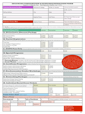 NCRA Convention Registration Form
