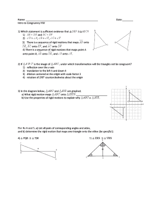 Intro to Congruency Homework