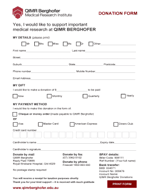 Donation Form