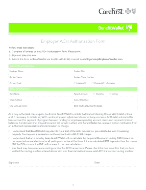 BlueFund HRA Set-Up Form