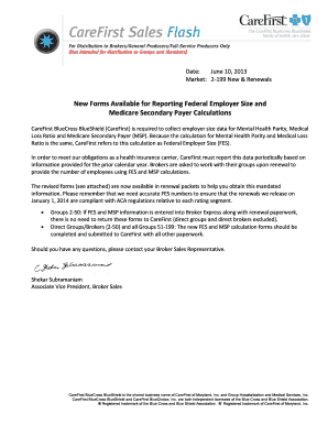 Federal Employer Size and Medicare Secondary Payer Calculation Forms