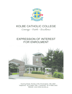 Form - Expression of Interest for Enrolment.docx - kolbe wa edu