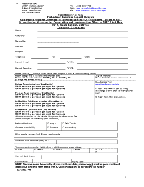 Room Reservation Form