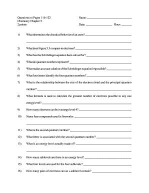 Questions on Pages 116-122 Name Chemistry Chapter 5 2 - web lincoln k12 mi