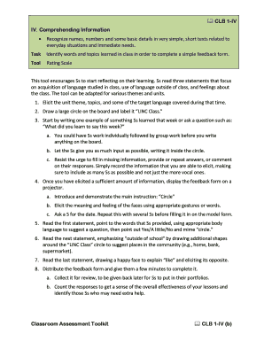 LINC Class Feedback Form