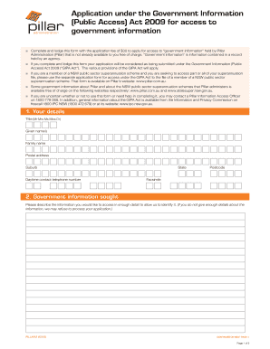 GIPA Act Application Form