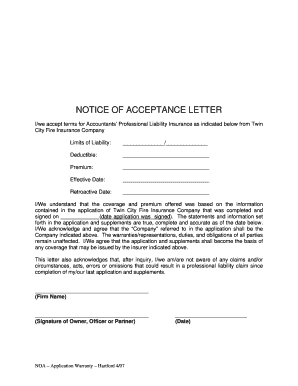 noa form fillable online noa application warranty hartford noa form fillable online noa application warranty hartford