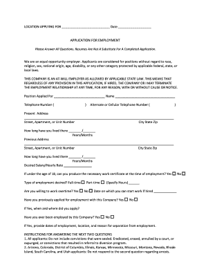 Kelly Bros. Home & Design Center Employment Application
