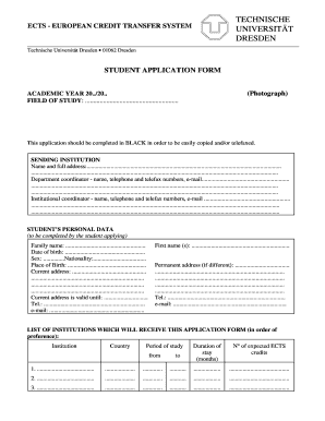 Student Application Form