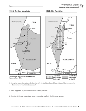 Middle East Transition Lesson