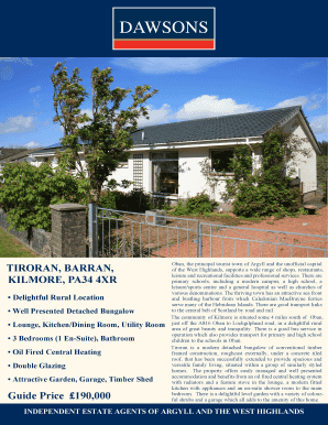 Fillable Online Brochures Rt Sb Tiroran Barran Kilmore Pa34 4xr