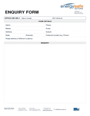 Enquiry Form