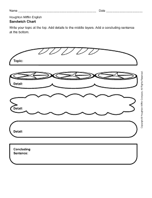 Sandwich Chart Template