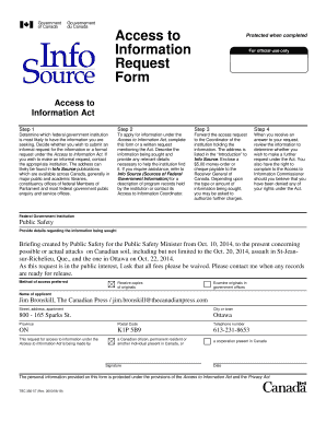 Access to Information Act Request Form