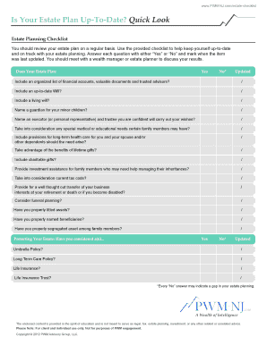 Estate Planning Checklist