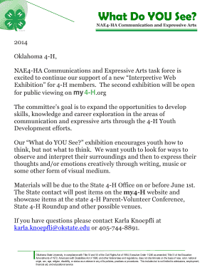 What Do YOU See Interpretive Exhibition Entry Form