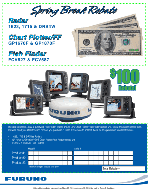 Spring Break Rebate Form