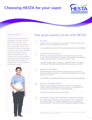 HESTA Superannuation Enrollment Form