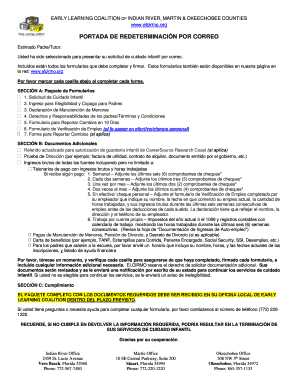 Formularios de Solicitud y Verificación de Cuidado Infantil