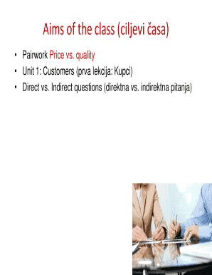 Customer Vocabulary Worksheet