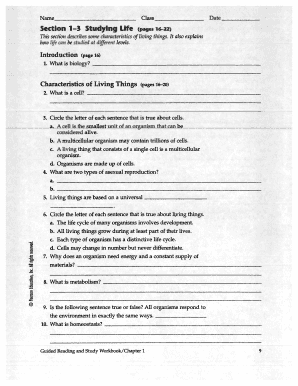 Biology Study Workbook