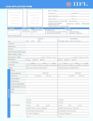 Loan Application Form