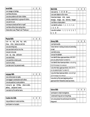 School Readiness Report