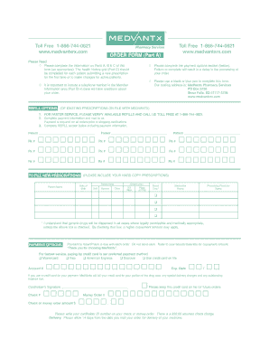 Pharmacy Services Member Information Form
