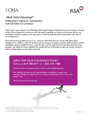 Medi-Select Advantage Emergency Medical Insurance
