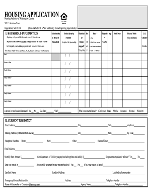 Housing Application