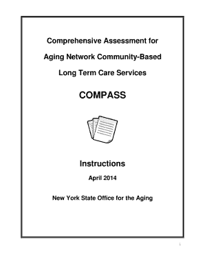 Comprehensive Assessment for Aging Network Long Term Care Services