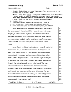 Assessor Copy Form 2-5