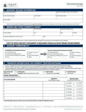 Equity Trust Company Transfer Form