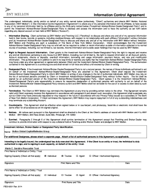 Information Control Agreement