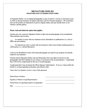 Photo Release Authorization Form
