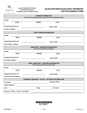 Annuity Application Form