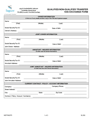 Great Southern Financial Services Annuity Processing Form