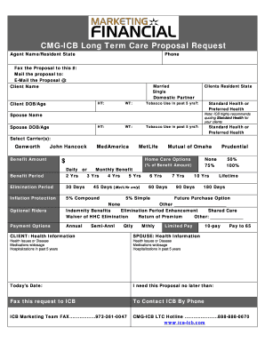 Long Term Care Proposal Request