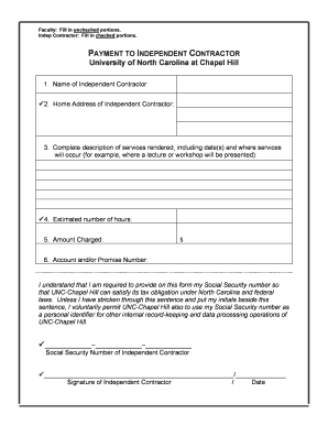 Faculty Fill in unchecked portions