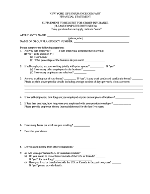 New York Life Insurance Financial Statement