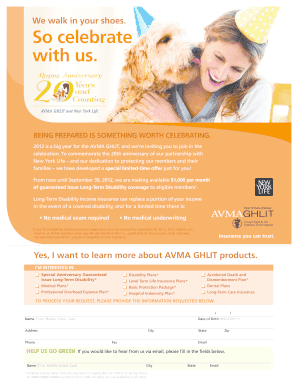 AVMA GHLIT Long-Term Disability Offer